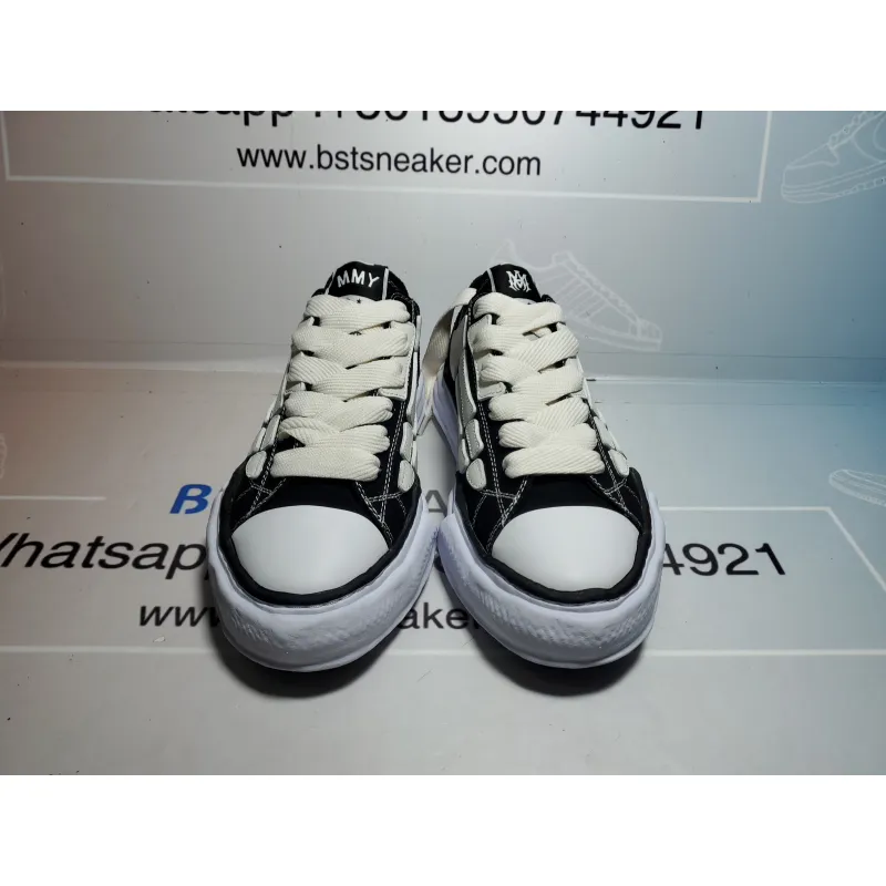 Bstsneaker-AMIRI MMY Bones x Maison MIHARA YASUHIRO Black AMFOSR1076-001