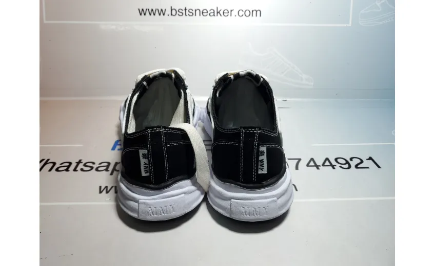 Bstsneaker-AMIRI MMY Bones x Maison MIHARA YASUHIRO Black AMFOSR1076-001