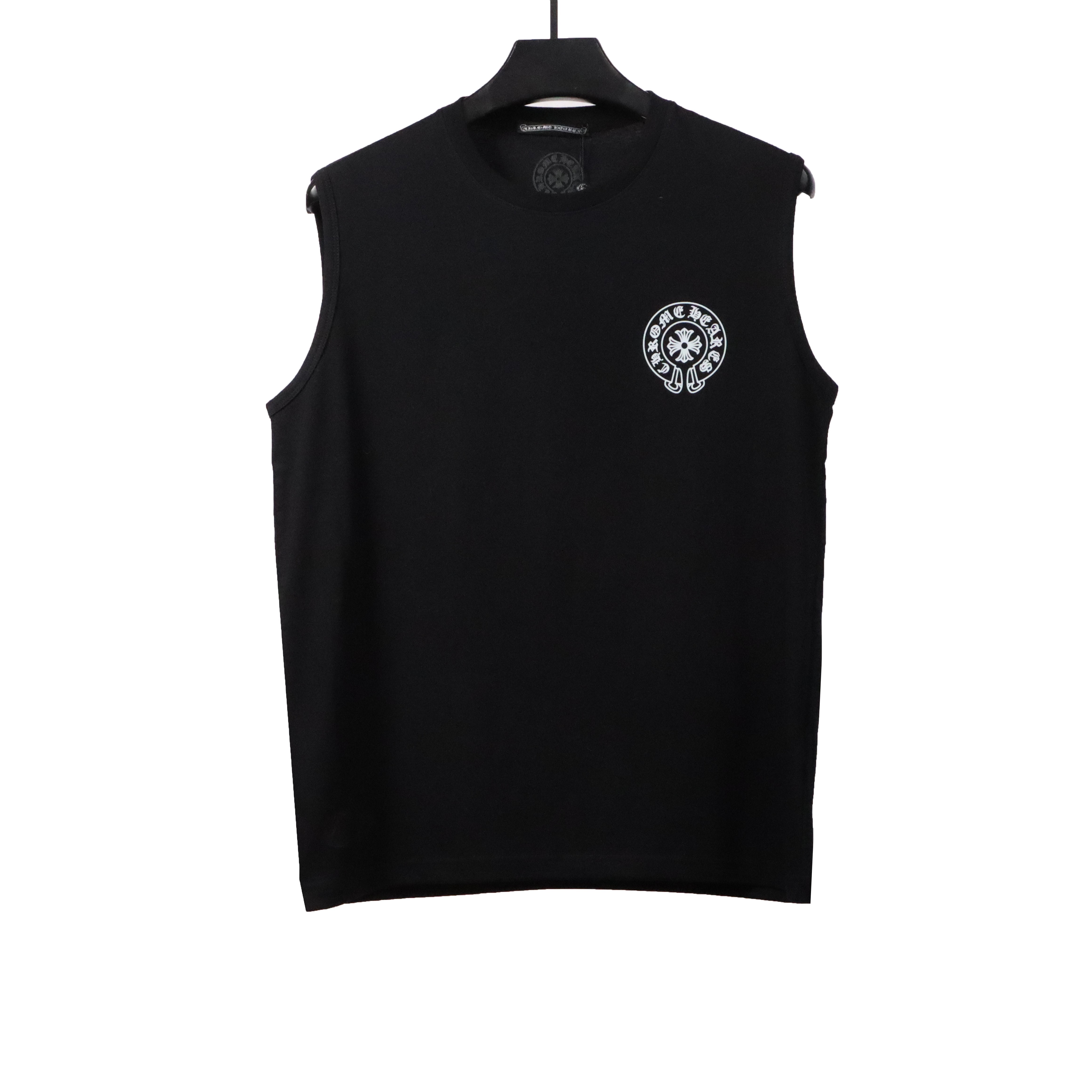 Bstsneaker-Chrome Hearts Black Printed Vest 90