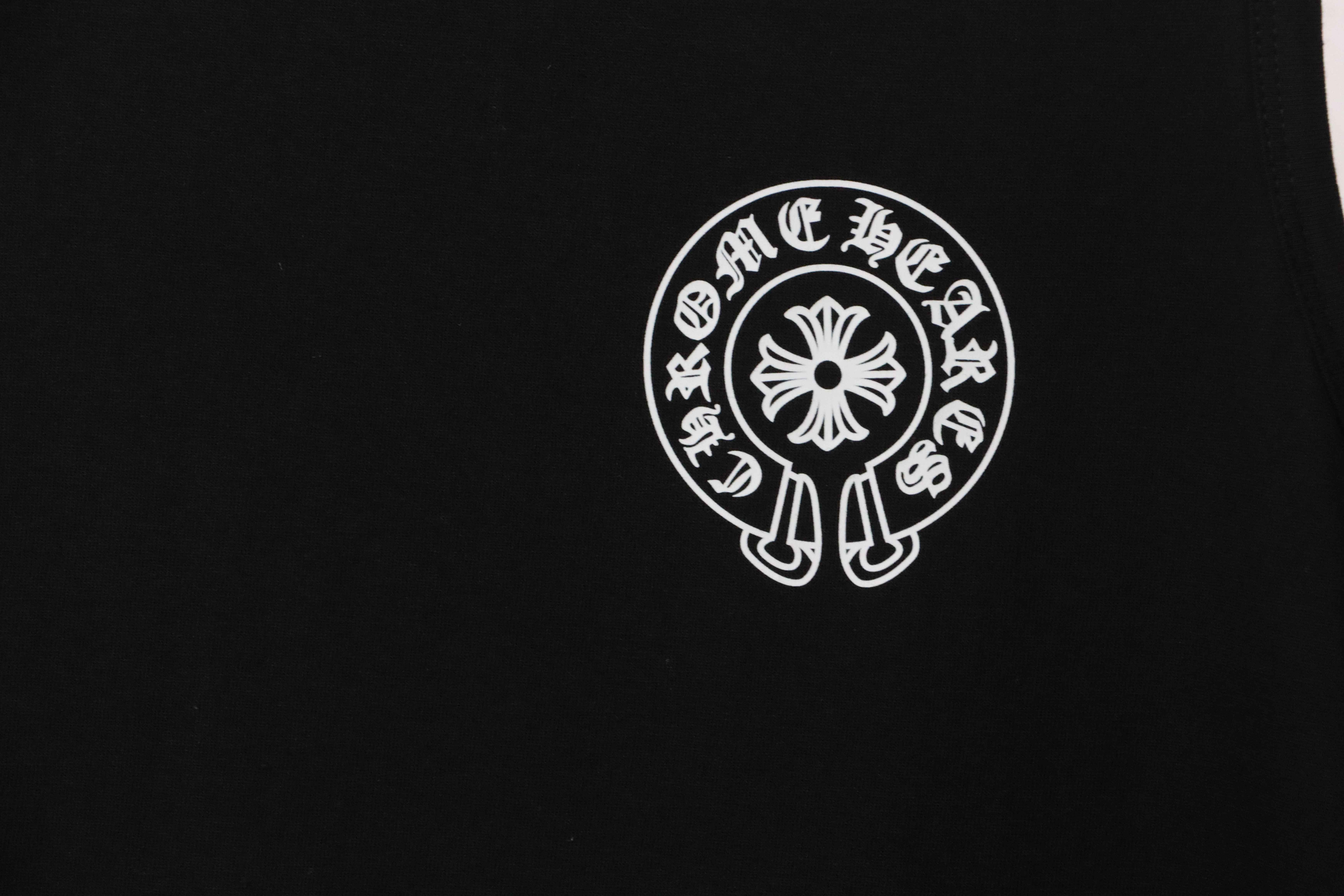Bstsneaker-Chrome Hearts Black Printed Vest 90