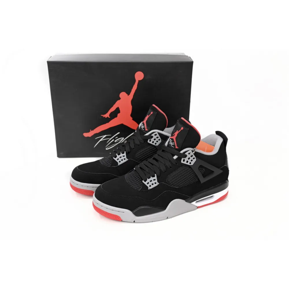 Bstsneaker- Air Jordan 4 Retro Bred (2019) 308497-060  