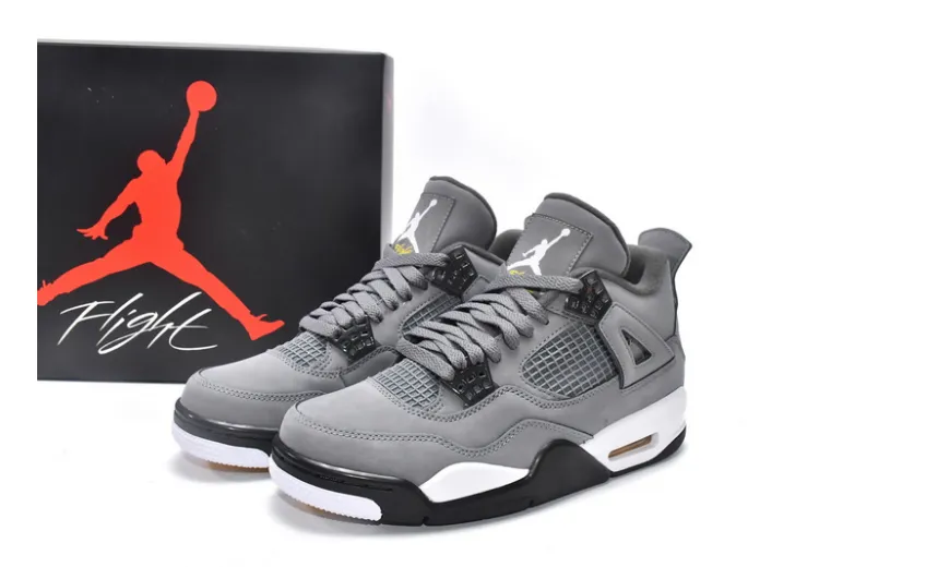 Bstsneaker- Air Jordan 4 Retro Cool Grey (2004) 308497-007 