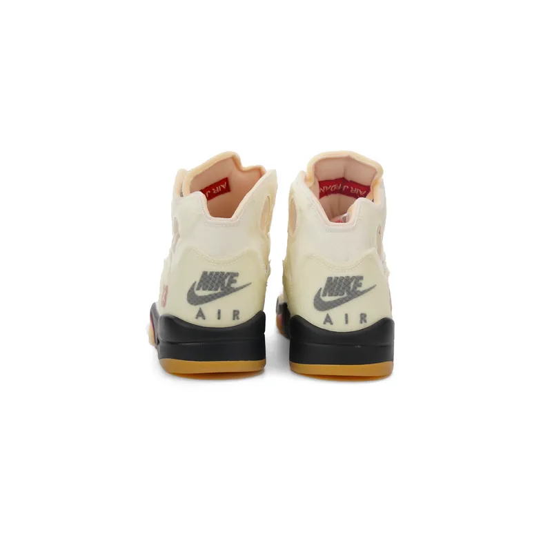 Bstsneaker- Air Jordan 5 Retro OFF-WHITE Sail DH8565-100 