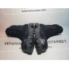 Bstsneaker-Balenciaga Strike 2MM Lace-up Boots in Black 694060-W2H11-1000