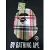Bstsneaker-BAPE A Bathing Ape Check by Bathing T-shirt Black 120
