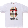 Bstsneaker-BAPE A Bathing Ape Check by Bathing T-shirt White 120