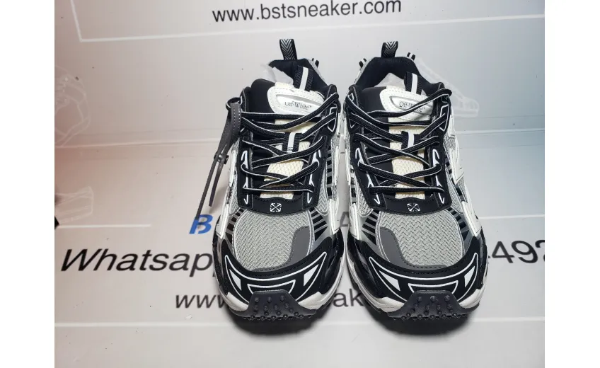 Bstsneaker-OFF WHITE Be Right Back Grey Black OMIA295C99FAB0010510