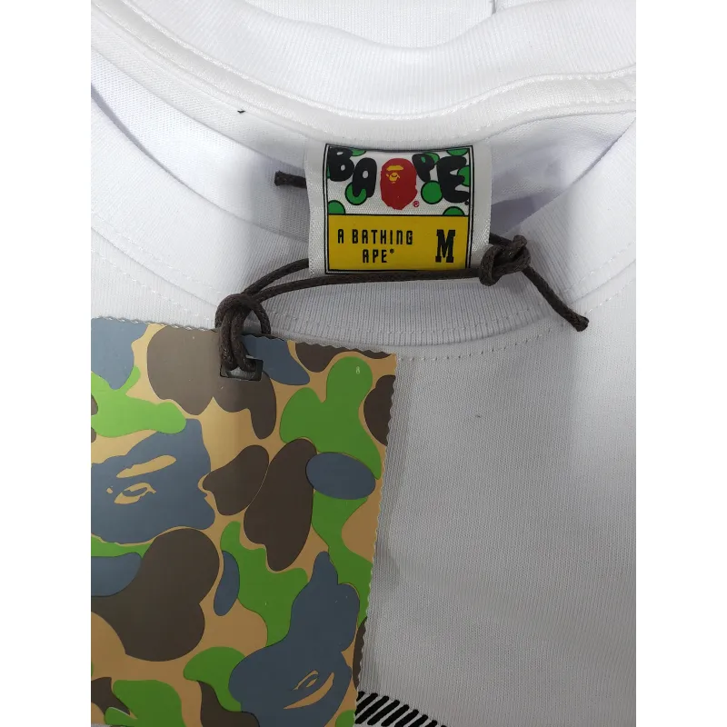 Bstsneaker-BAPE A Bathing Ape Check by Bathing T-shirt White 120