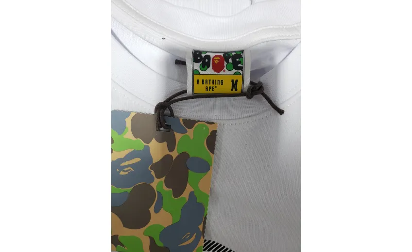 Bstsneaker-BAPE A Bathing Ape Check by Bathing T-shirt White 120