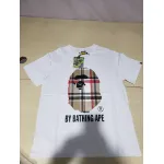 Bstsneaker-BAPE A Bathing Ape Check by Bathing T-shirt White 120