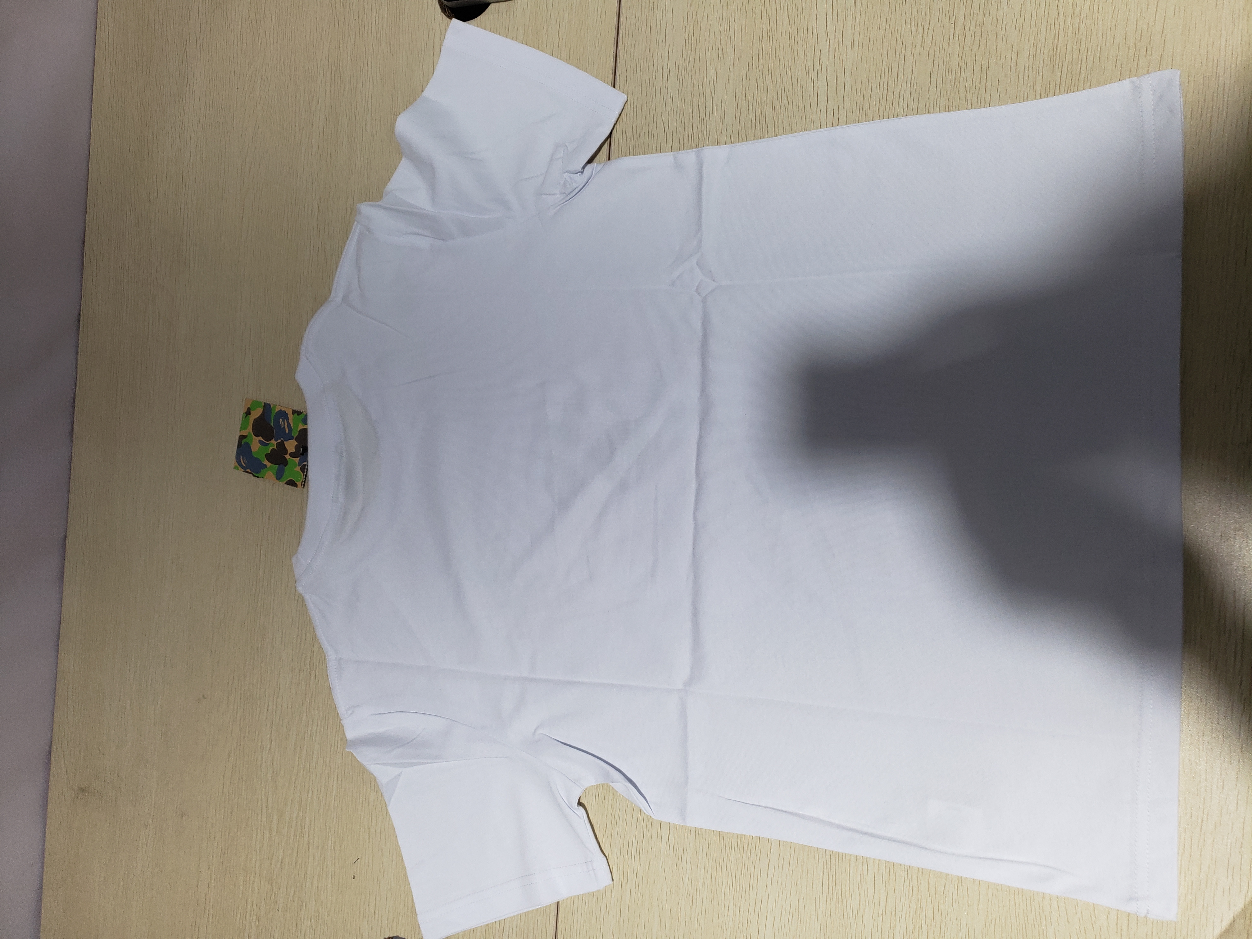 Bstsneaker-BAPE A Bathing Ape Check by Bathing T-shirt White 120