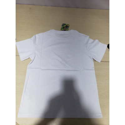 Bstsneaker-BAPE A Bathing Ape Check by Bathing T-shirt White 120 02