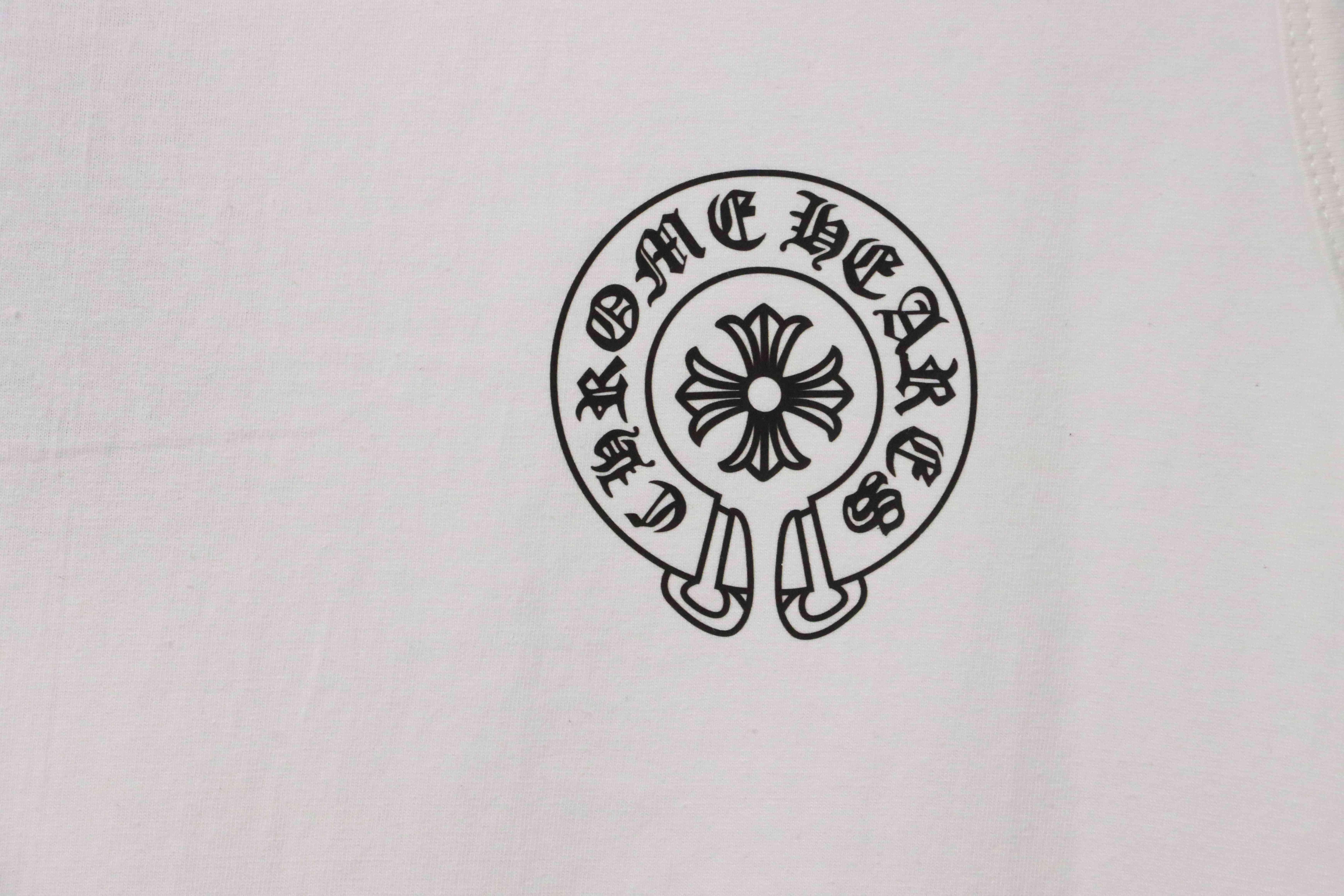 Bstsneaker-Chrome Hearts White Printed Vest 90