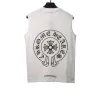Bstsneaker-Chrome Hearts White Printed Vest 90