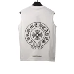 Bstsneaker-Chrome Hearts White Printed Vest 90