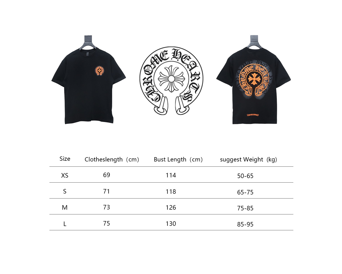 Bstsneaker-Chrome Hearts Double-shadow T-shirt 140