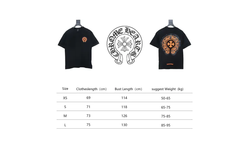 Bstsneaker-Chrome Hearts Double-shadow T-shirt 140