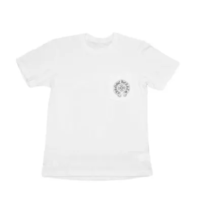 Bstsneaker-Chrome Hearts Logo Pocket T-Shirt SS21 White 140 02