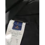 Bstsneaker-Louis Vuitton logo print black T-shirt 120
