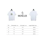 Bstsneaker-Moncler Embroidered Logo Cotton T-shirt White 120