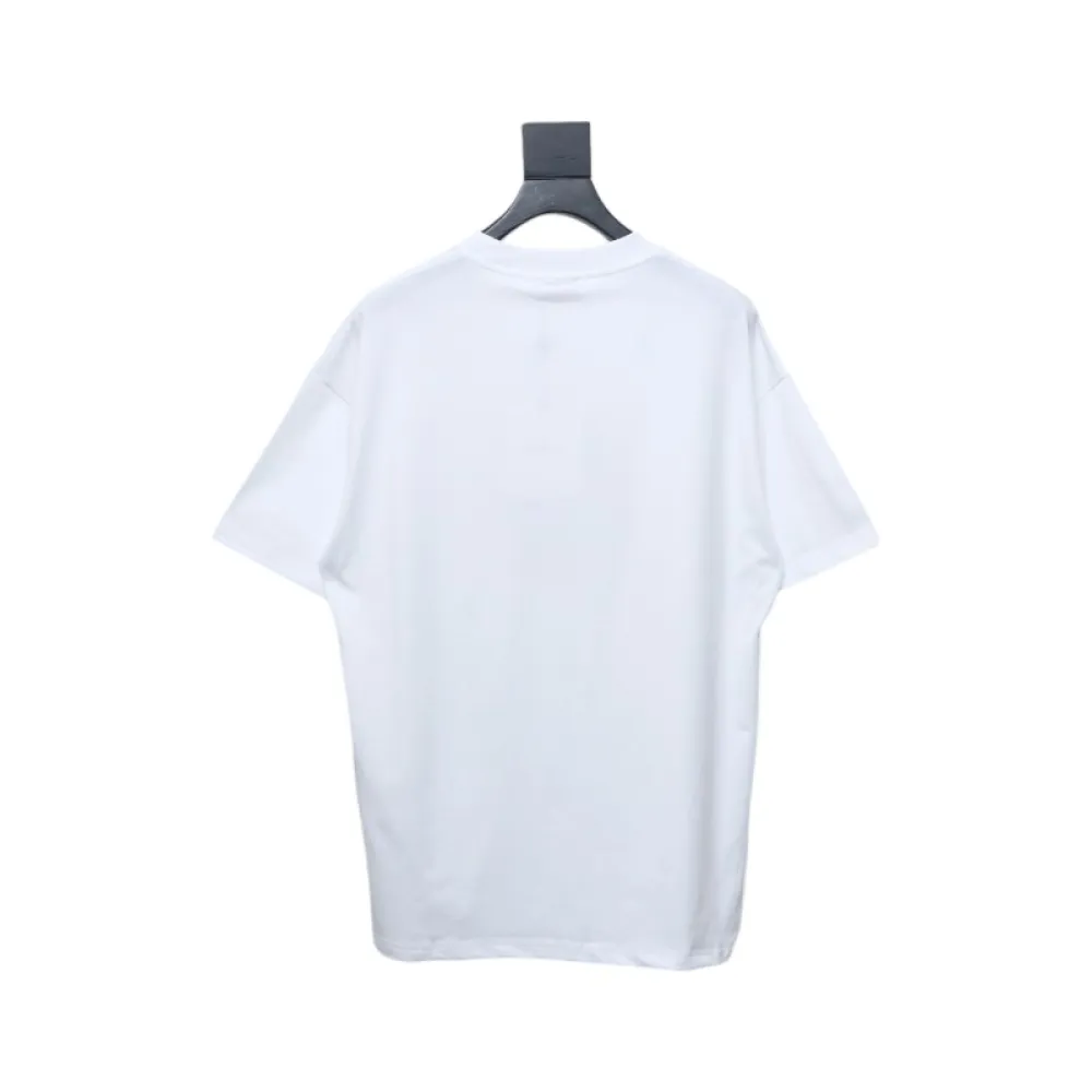 Bstsneaker-Moncler Embroidered Logo Cotton T-shirt White 120