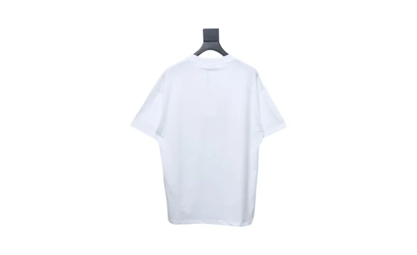 Bstsneaker-Moncler Embroidered Logo Cotton T-shirt White 120