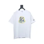 Bstsneaker-Moncler Embroidered Logo Cotton T-shirt White 120