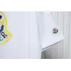 Bstsneaker-Moncler Embroidered Logo Cotton T-shirt White 120