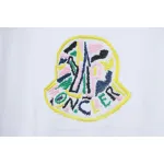 Bstsneaker-Moncler Embroidered Logo Cotton T-shirt White 120