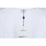Bstsneaker-Moncler Embroidered Logo Cotton T-shirt White 120