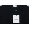 Bstsneaker-Moncler Embroidered Logo Cotton T-shirt Black 120