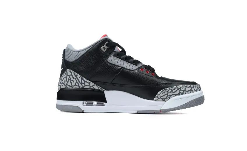 Bstsneaker- Air Jordan 3 Retro Black Cement (2024) 854262-001 