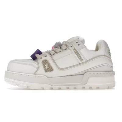 Bstsneaker-Louis Vuitton LV Trainer Maxi White 1AB8RK 01