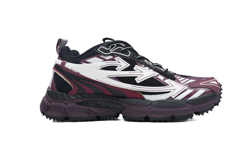 Bstsneaker-OFF WHITE Out Of Black Purple Red OMIA295F24 FAB00 10012