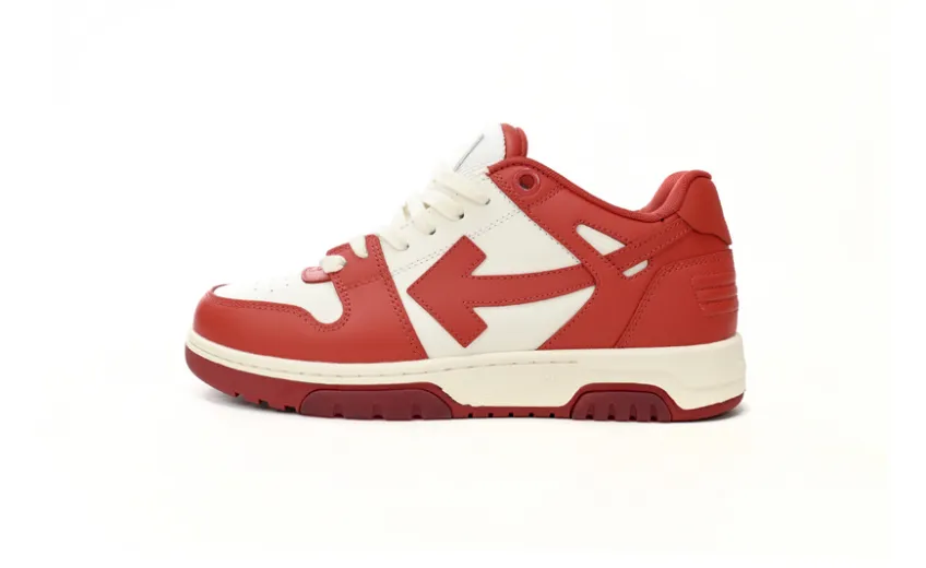 Bstsneaker-OFF-WHITE Out Of Office Red And White OMIA189F 22LE00 10128