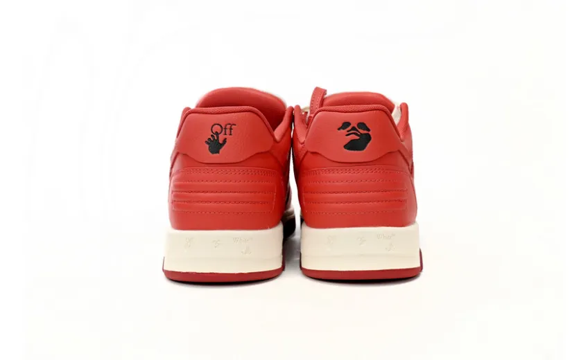Bstsneaker-OFF-WHITE Out Of Office Red And White OMIA189F 22LE00 10128