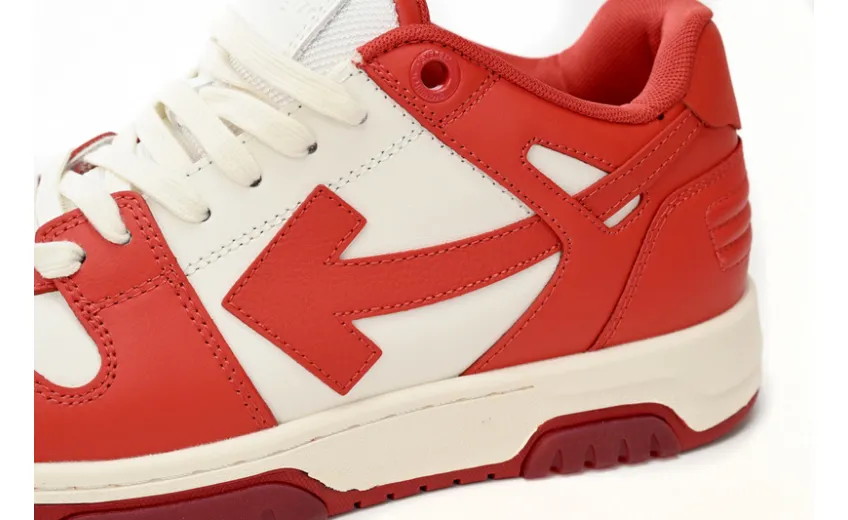 Bstsneaker-OFF-WHITE Out Of Office Red And White OMIA189F 22LE00 10128
