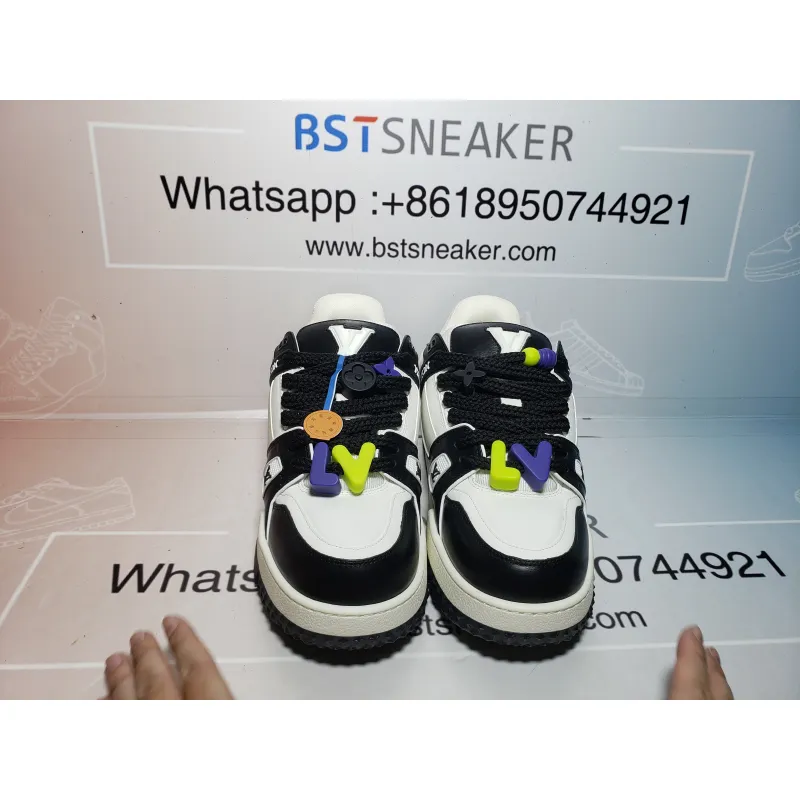 Bstsneaker-Louis Vuitton LV Trainer Black And White 1AB8SD