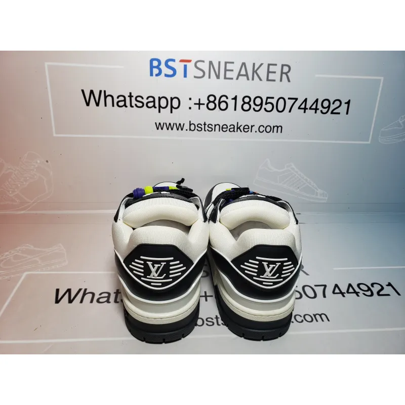 Bstsneaker-Louis Vuitton LV Trainer Black And White 1AB8SD