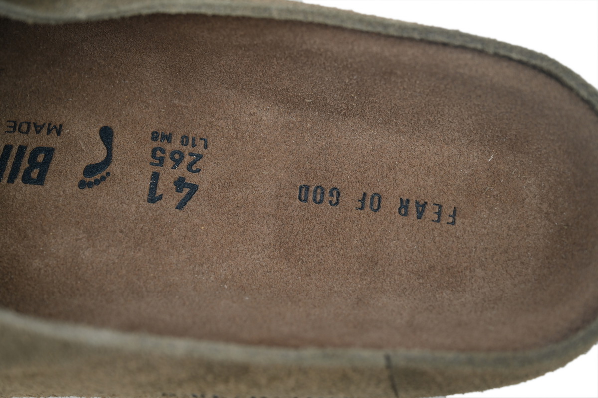 Bstsneaker- FEAR OF GOD x Birkenstock Dark Brown