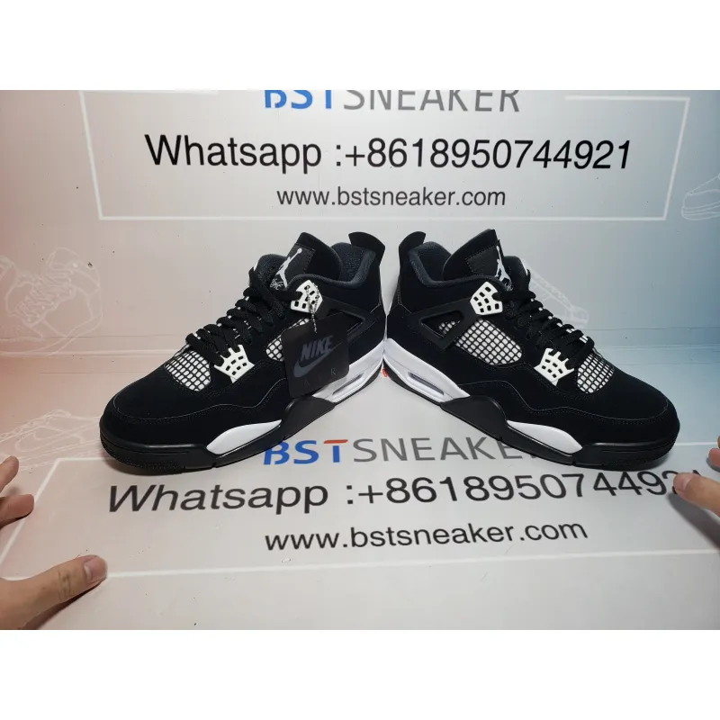 Bstsneaker-Air Jordan 4 White Thunder FQ8138-001