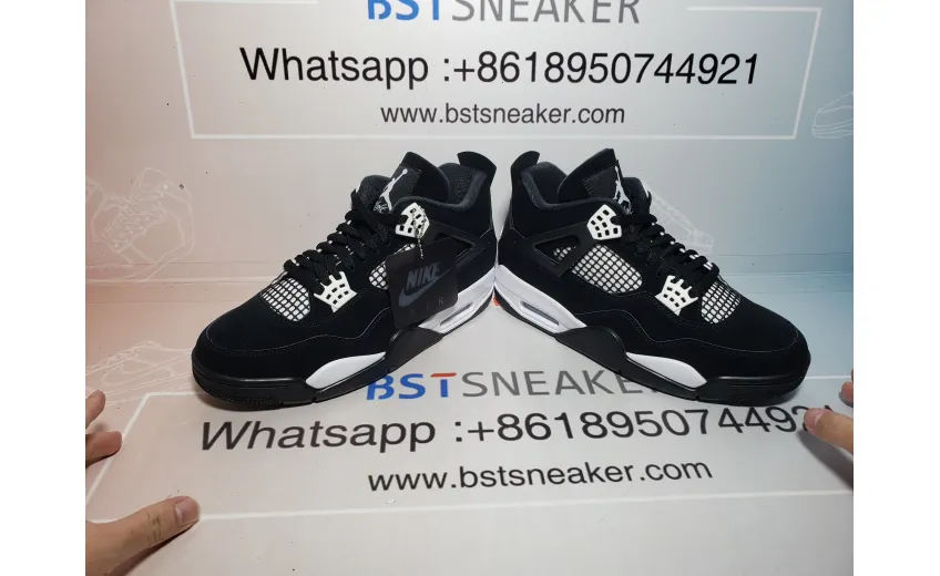 Bstsneaker-Air Jordan 4 White Thunder FQ8138-001
