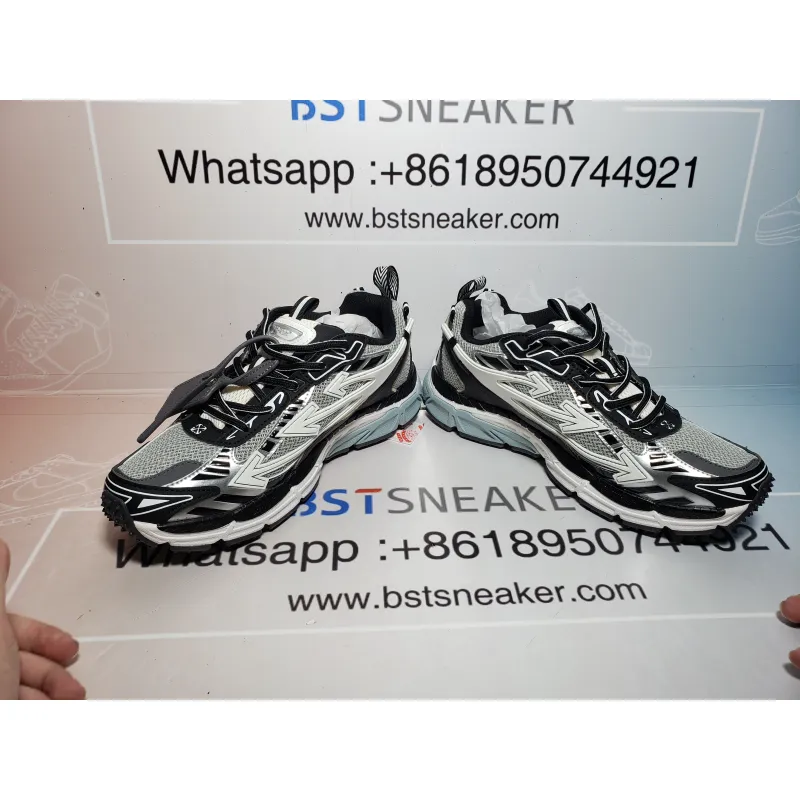 Bstsneaker-OFF WHITE Out Of Blue Silver white OIIA295F24 FAB00 10001