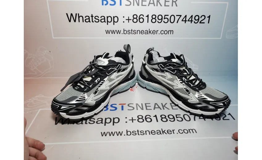 Bstsneaker-OFF WHITE Out Of Blue Silver white OIIA295F24 FAB00 10001