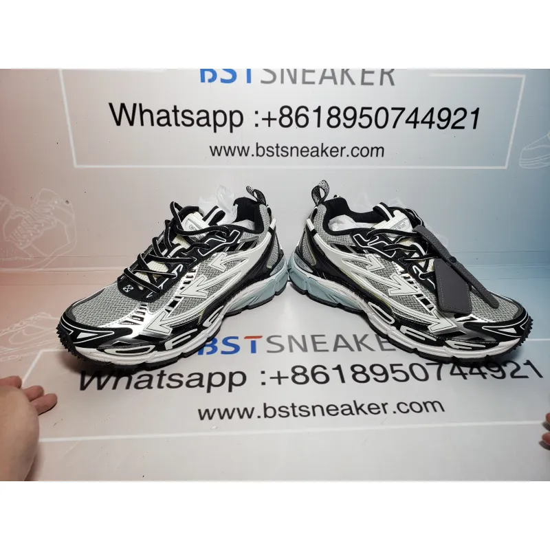 Bstsneaker-OFF WHITE Out Of Blue Silver white OIIA295F24 FAB00 10001