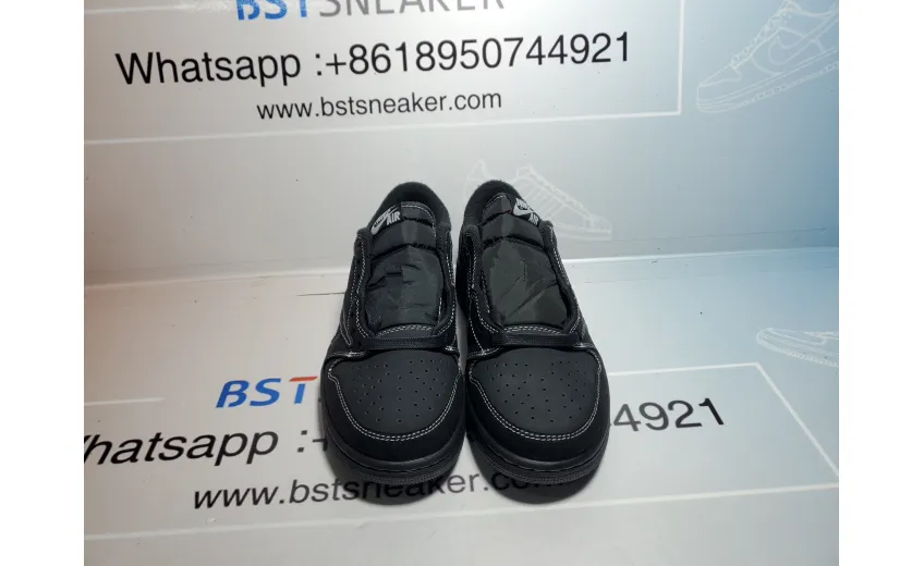 Bstsneaker- Travis Scott x Air Jordan 1 Low Black Phantom DM7866-001 