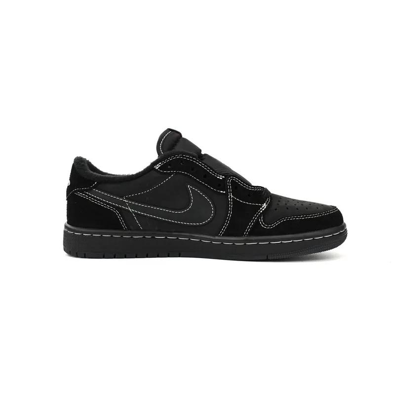 Bstsneaker- Travis Scott x Air Jordan 1 Low Black Phantom DM7866-001 