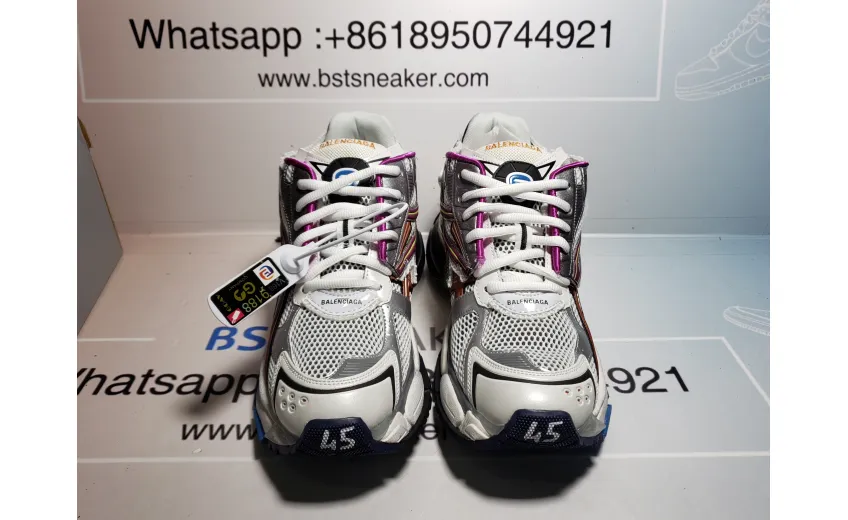 Bstsneaker-Balenciaga Runner Silver Purple 677403 W3RB6 8123
