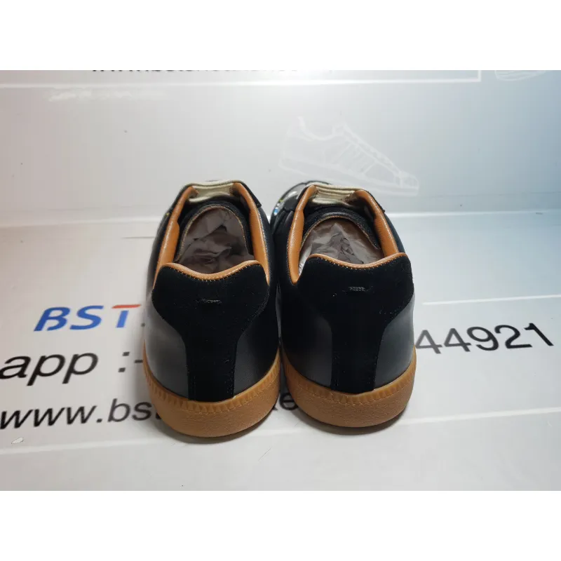 Bstsneaker-Maison Margiela Black Paint Replica Sneakers 