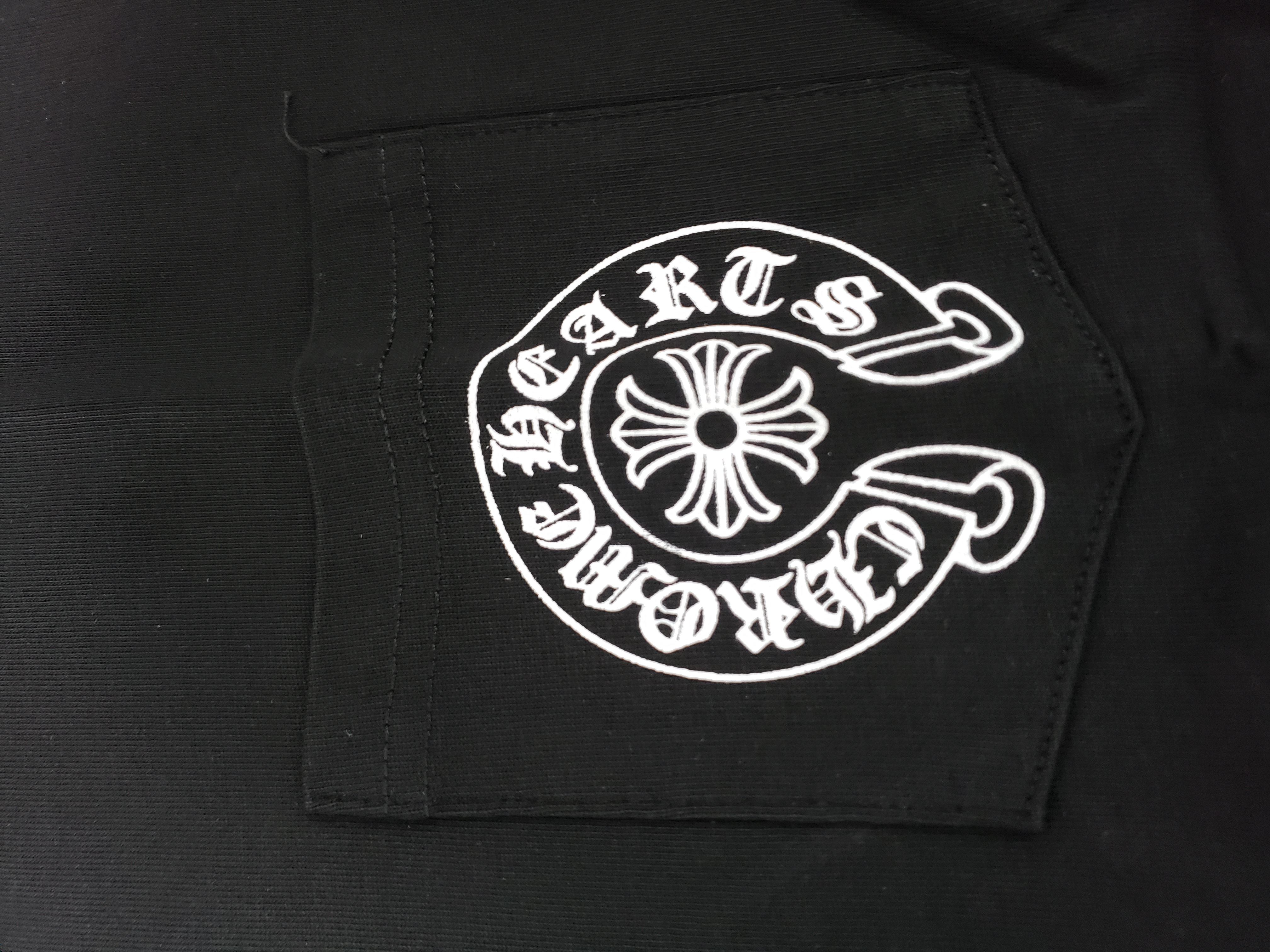 Bstsneaker-Chrome Hearts Logo Pocket T-Shirt SS21 Black 140